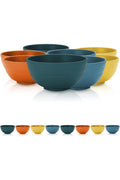 Plastic Cereal Bowl, 760 ml, Pack of 8, Unbreakable and Lightweight Bowl, Soup Bowl, BPA Free, Dishwasher Safe