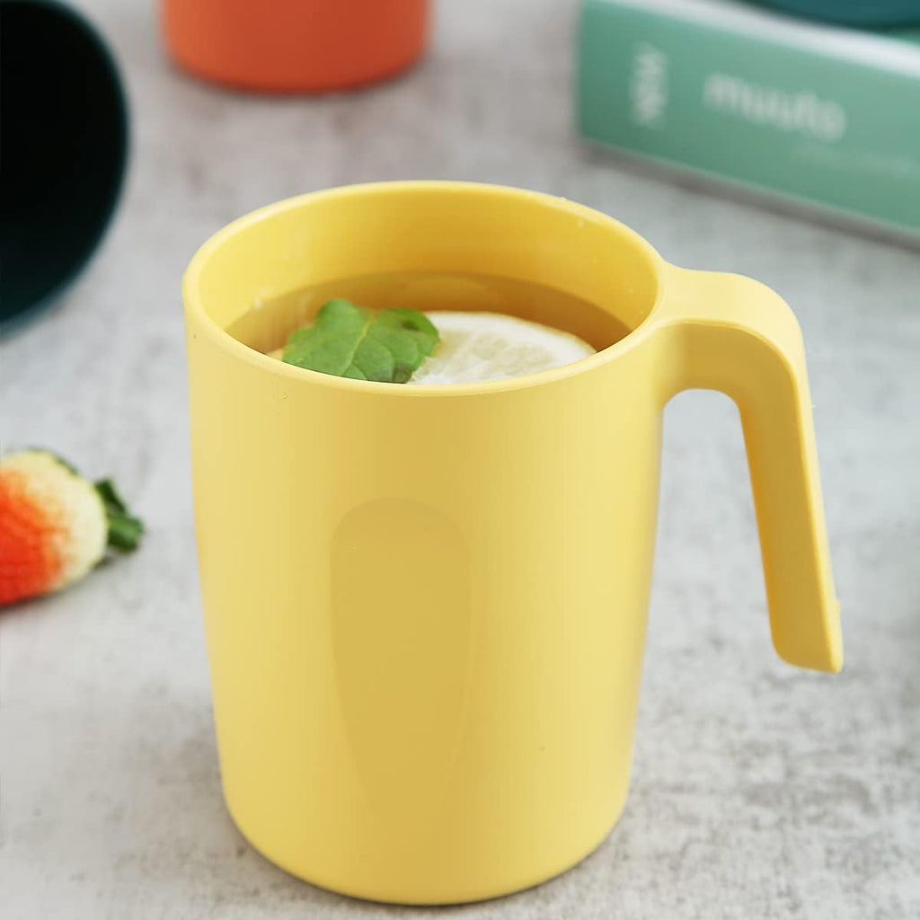8-Piece Plastic Cup Set – Unbreakable and Reusable; Lightweight Travel Coffee Cups & Espresso Cups; Easy to Carry and Clean; Microwave-Safe, BPA-Free, and Dishwasher-Safe.